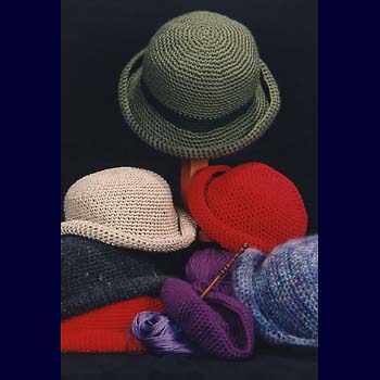 Fiber Trends Crocheted Crusher Hat Pattern AC-30